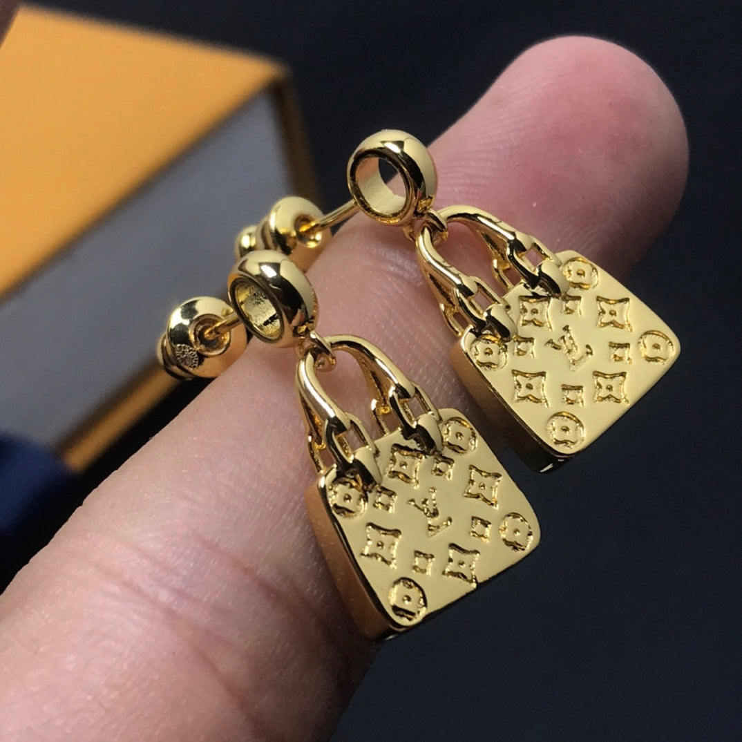2025 Fashion Tote Drop Earrings