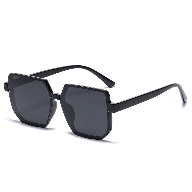 New retro sunglasses, sunshade and sunscreen, women's high-end sunglasses, cross-border popular men's street shooting versatile sunglasses