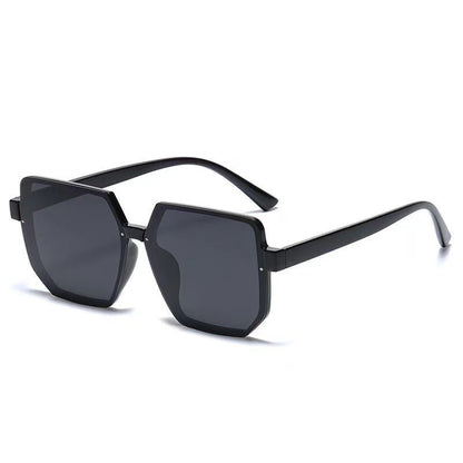 New retro sunglasses, sunshade and sunscreen, women's high-end sunglasses, cross-border popular men's street shooting versatile sunglasses