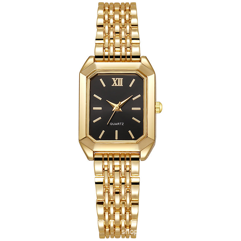 Foreign trade cross-border popular fashion watch square hot-selling women's quartz watch student simple scale women's watch
