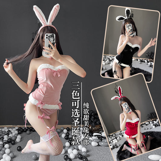 情趣內衣性感兔女郎制服誘惑激情免脫貓女可愛角色扮演套裝睡衣女