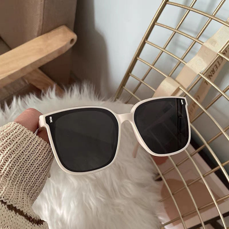 New hot-selling sunglasses Internet celebrity sunglasses Korean version street sunglasses men's and women's retro sunglasses UV protection