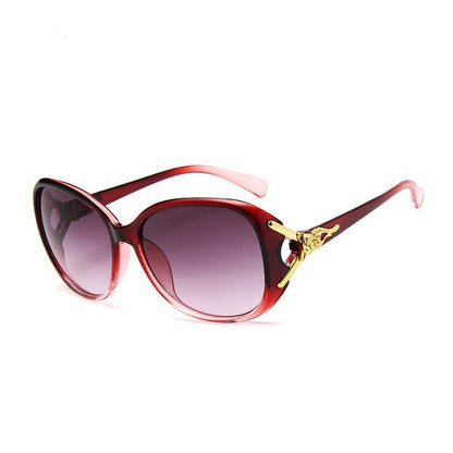 2026 new women's sunglasses trendy fashion large frame sunscreen sunglasses vacation retro sunglasses