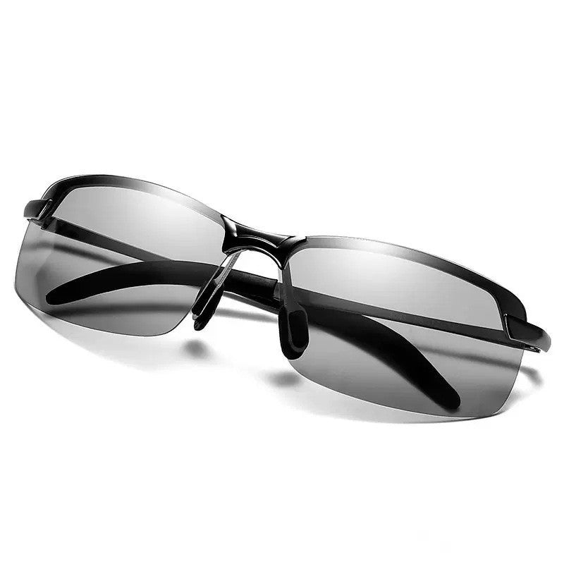 Smart light-changing glasses, sunglasses for men's day and night driving, automatic color-changing polarized driver driving