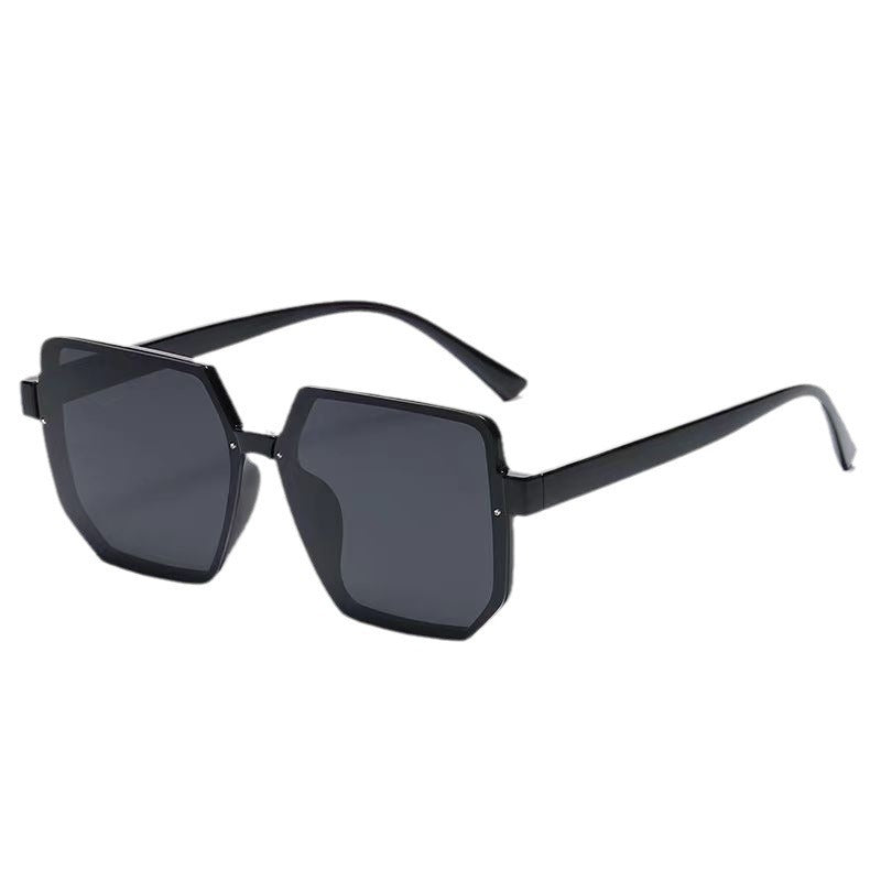 New retro sunglasses, sunshade and sunscreen, women's high-end sunglasses, cross-border popular men's street shooting versatile sunglasses