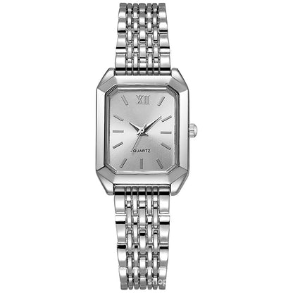 Foreign trade cross-border popular fashion watch square hot-selling women's quartz watch student simple scale women's watch