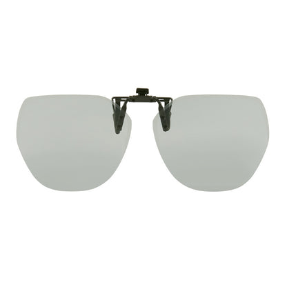2025 new upturned sunglasses polarizing clips frameless polygonal men's and women's sunglasses clips wholesale 1020