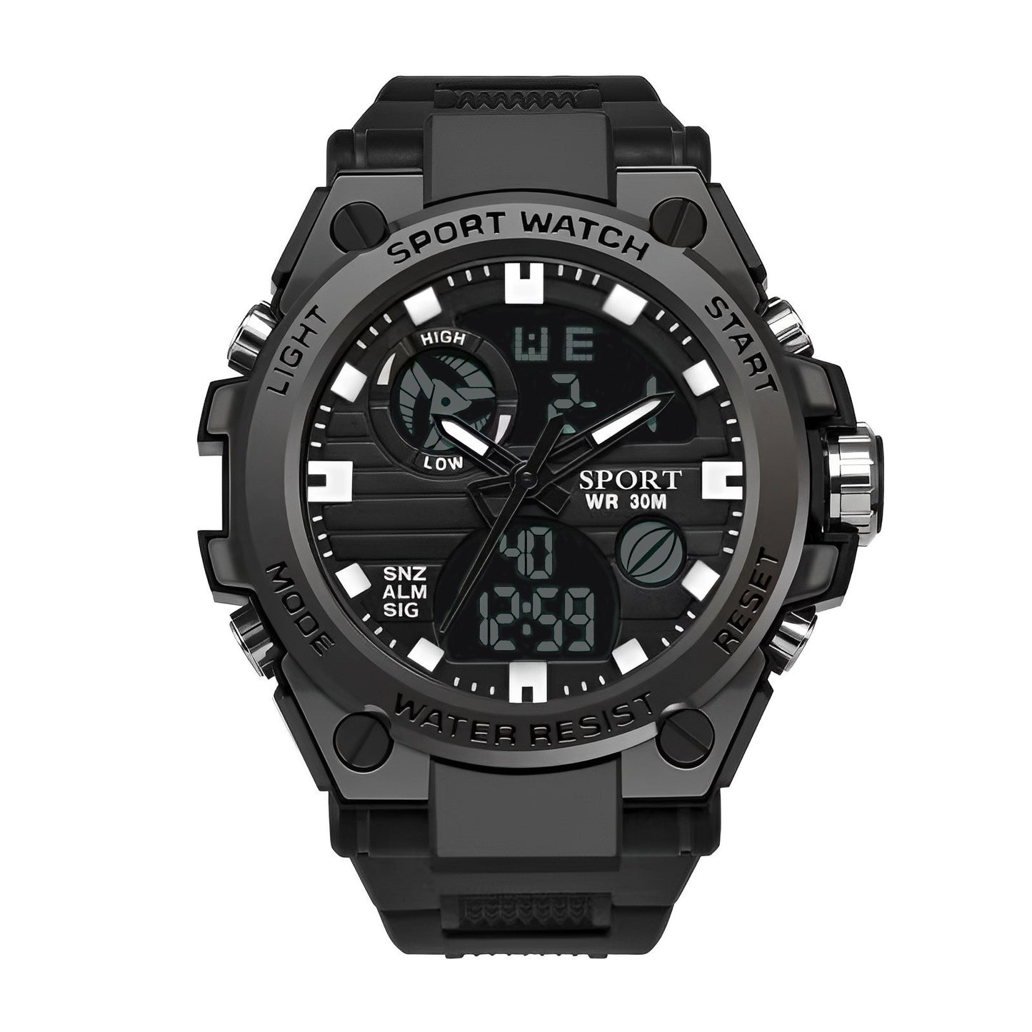 Foreign trade cross-border electronic watch ins high value handsome junior high school students multi-functional youth outdoor sports