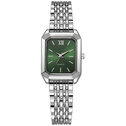 Foreign trade cross-border popular fashion watch square hot-selling women's quartz watch student simple scale women's watch