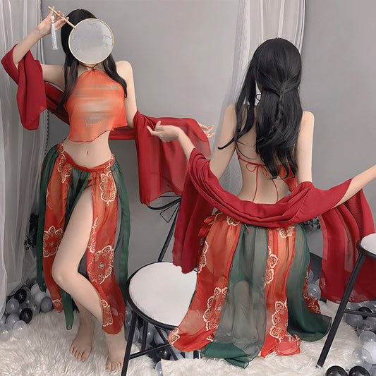 情趣内衣性感汉服旗袍制服床上诱惑勾人激情套装女极度诱惑装