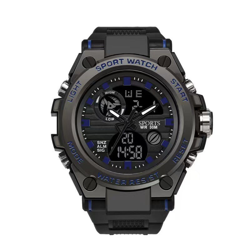 Foreign trade cross-border electronic watch ins high value handsome junior high school students multi-functional youth outdoor sports