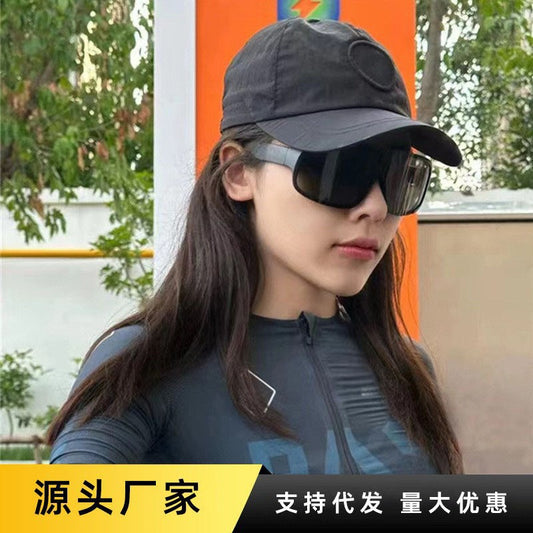 American outdoor sports cycling eye protection glasses mountaineering night riding large frame one-piece windproof sand sunglasses men's and women's models