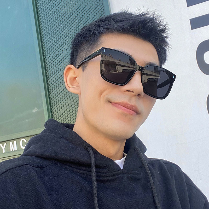 New hot-selling sunglasses Internet celebrity sunglasses Korean version street sunglasses men's and women's retro sunglasses UV protection