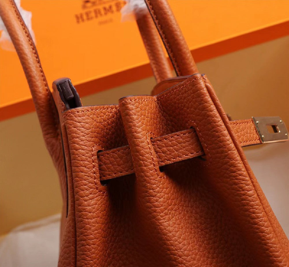 2025 Bag Birkin Handbag With Double Handles H1