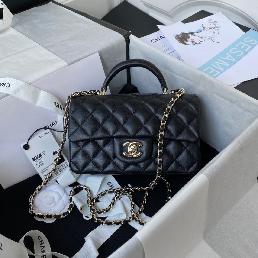 2025 Bag Classic Flap Bag With Handle C2