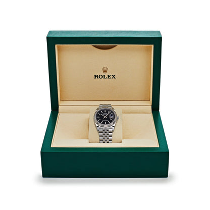 2025 Watch Datejust 126234 White Gold Stainless Steel Black Dial Jubilee (2022)