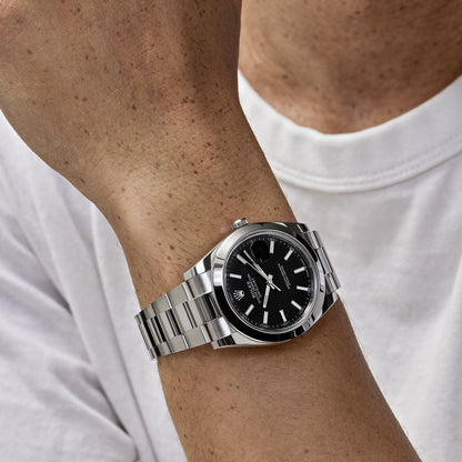 2025 Watch Datejust 126300 Stainless Steel Black Dial Oyster (2024)