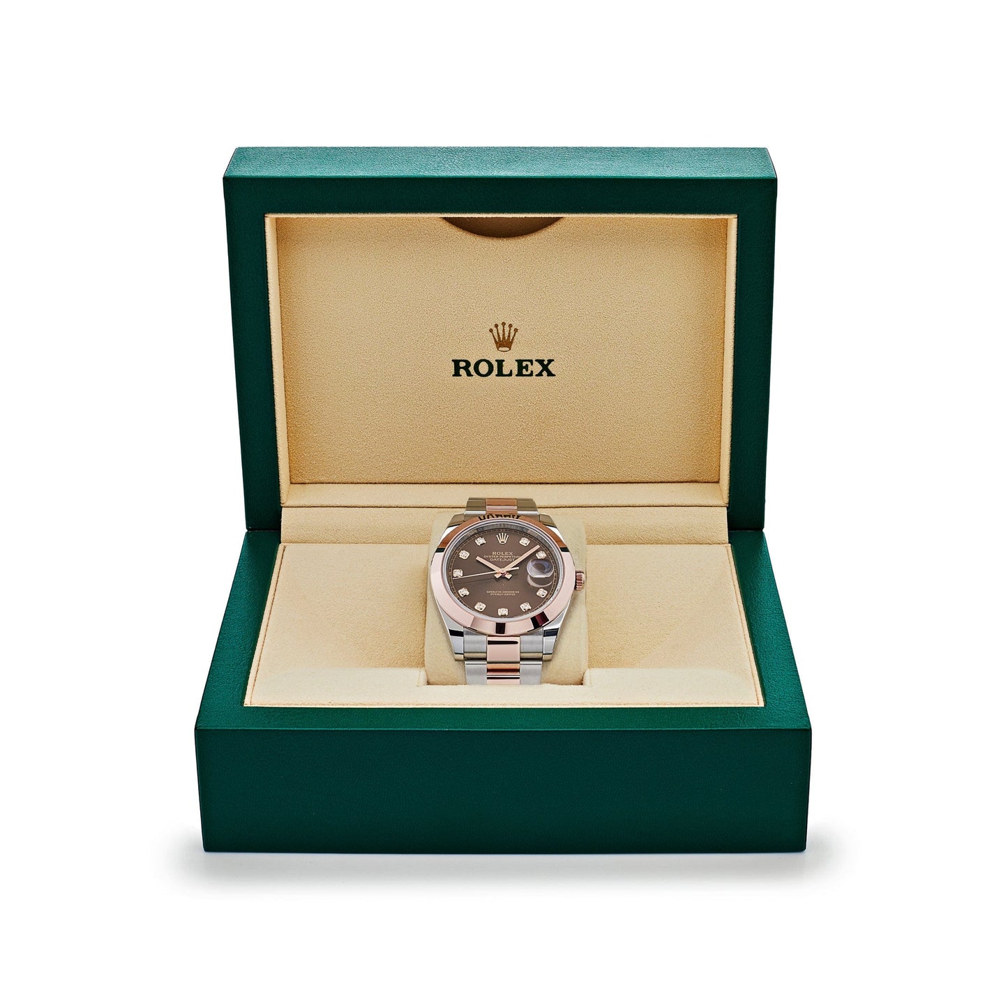 2025 Watch Datejust 126301 Rose Gold Stainless Steel Chocolate Diamond Dial (2023)