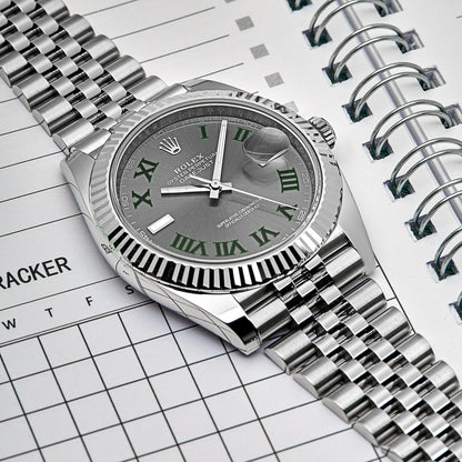 2025 Watch Datejust 126334 'Wimbledon' Stainless Steel Slate Dial Jubilee (2024)