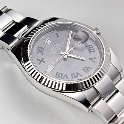 2025 Watch Datejust 126334 'Wimbledon' Stainless Steel Slate Dial Oyster (2024)