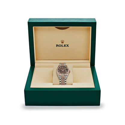 2025 Watch Datejust 278271 Rose Gold Stainless Steel Roman Chocolate Dial Jubilee (2021)