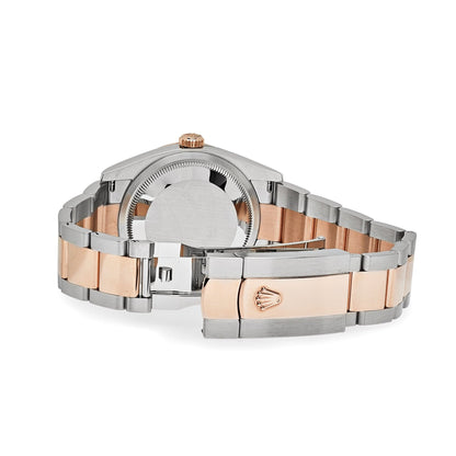 2025 Watch Datejust 126231 Rose Gold Stainless Steel Mother of Pearl Diamond Dial