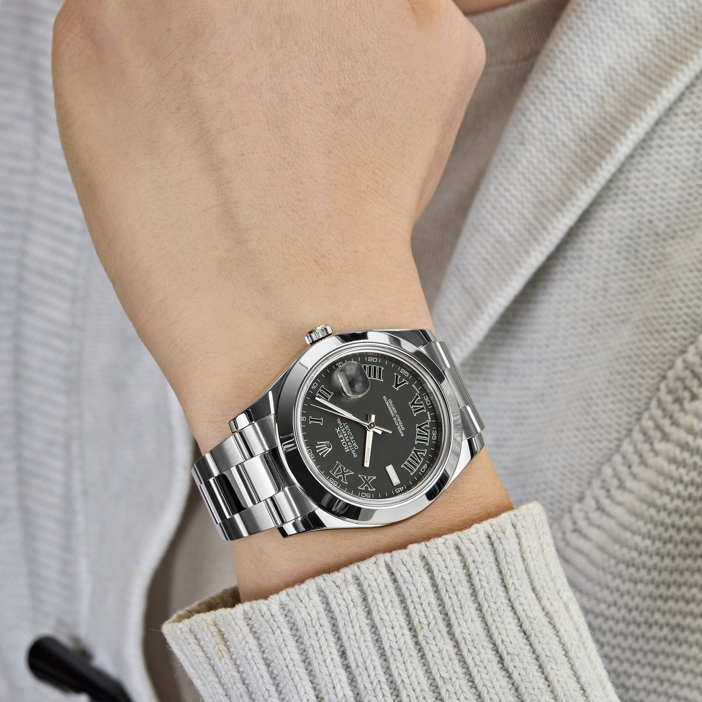 2025 Watch Datejust II 116300 Stainless Steel Grey Dial