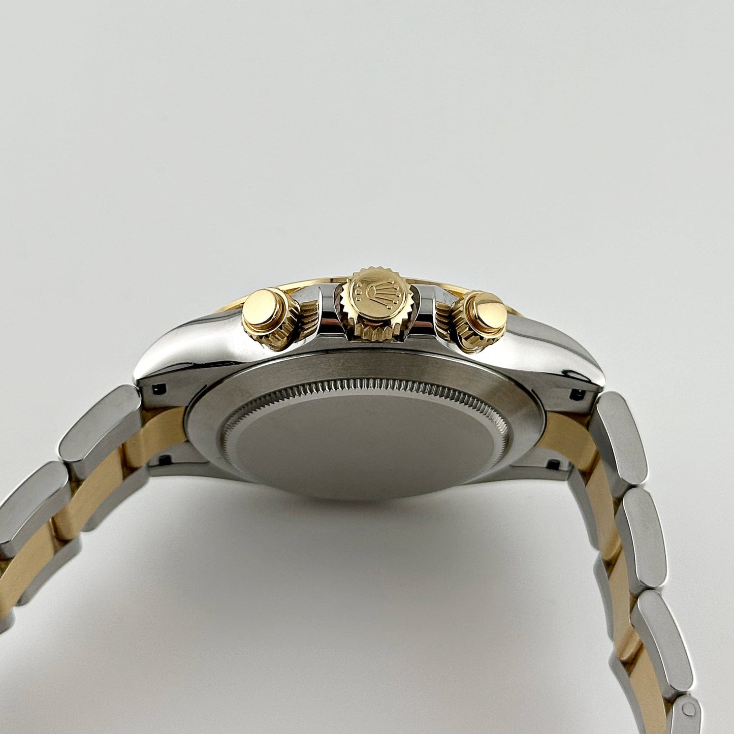 2025 Watch Daytona 116503 Yellow Gold Stainless Steel Black Diamond Dial (2022)