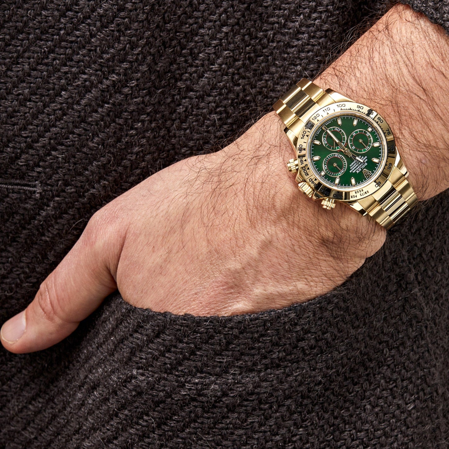 2025 Watch Daytona 116508 'John Mayer' Yellow Gold Green Dial (2021)