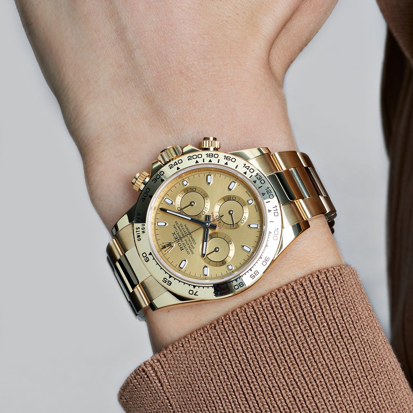 2025 Watch Daytona 116508 Yellow Gold Champagne Dial (2022)
