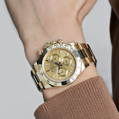 2025 Watch Daytona 116508 Yellow Gold Champagne Dial (2022)