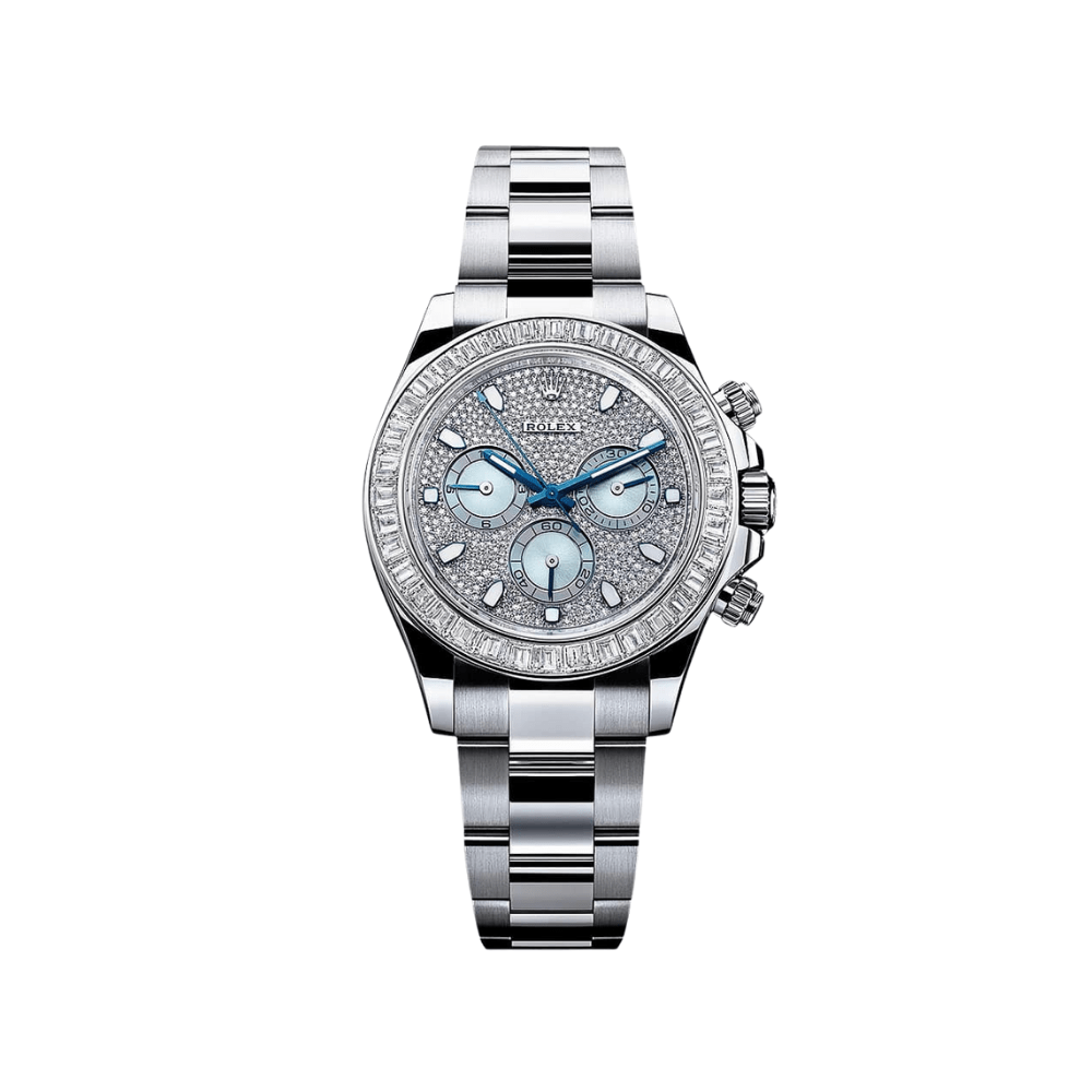 2025 Watch Daytona 116576TBR Platinum Pave Diamond Dial (2020)