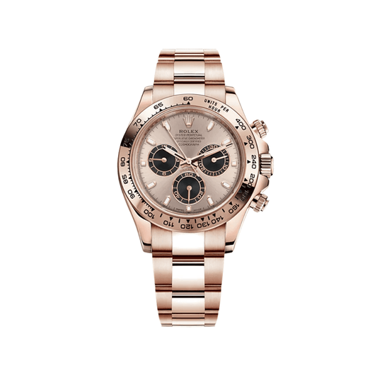 2025 Watch Daytona 116505 Rose Gold Sundust Black Dial