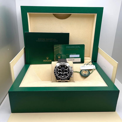 2025 Watch Daytona 116519LN White Gold Black Diamond Dial