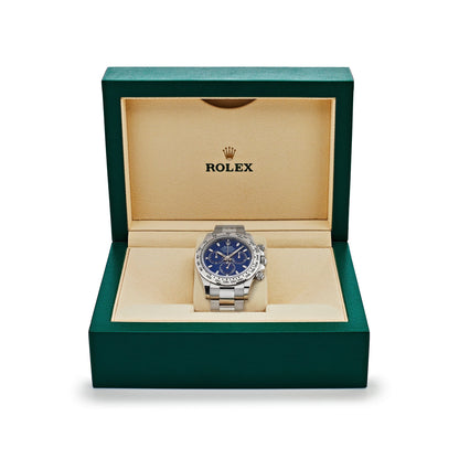 2025 Watch Daytona 116509 White Gold Blue Dial