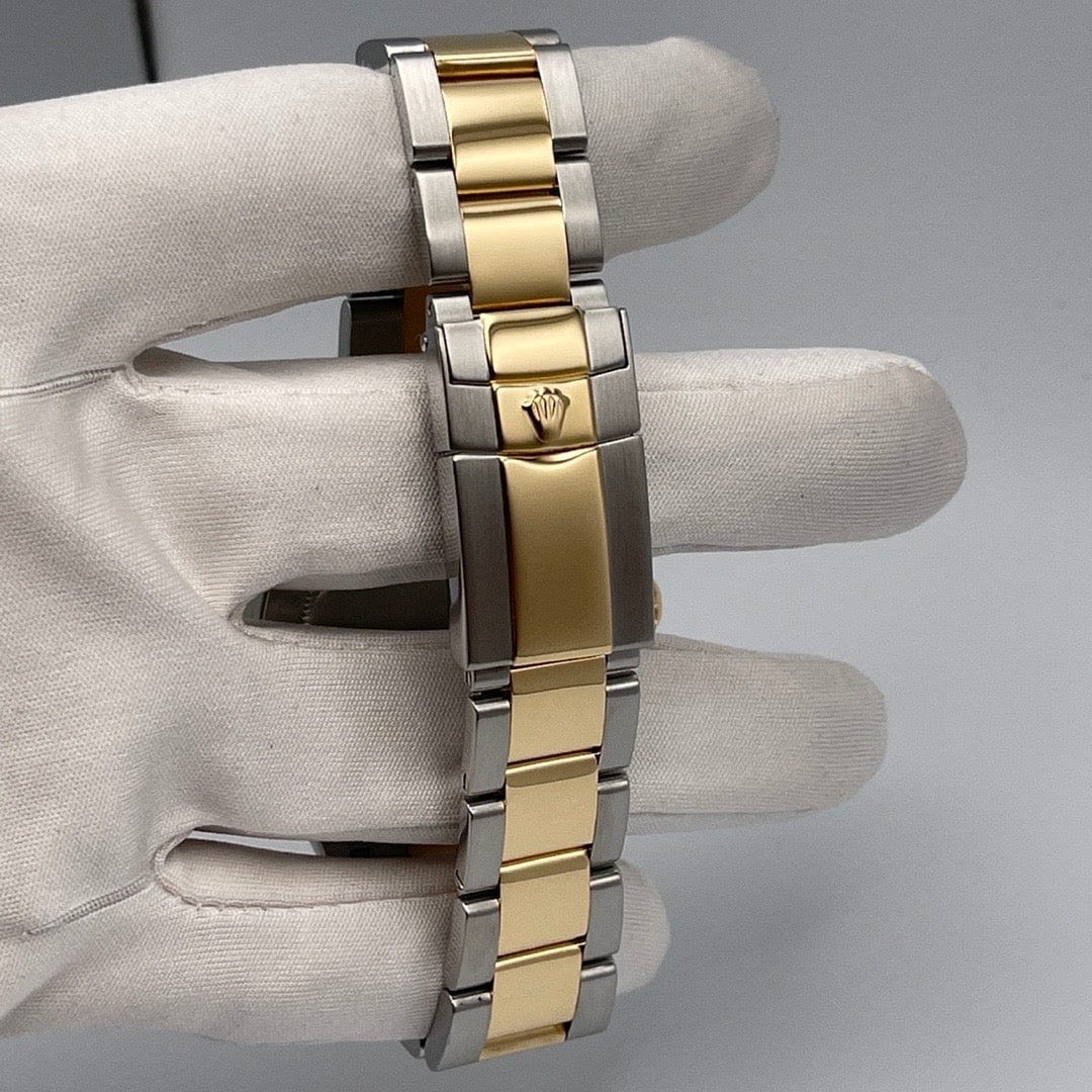 2025 Watch Daytona 116523 Stainless Steel Yellow Gold White Dial