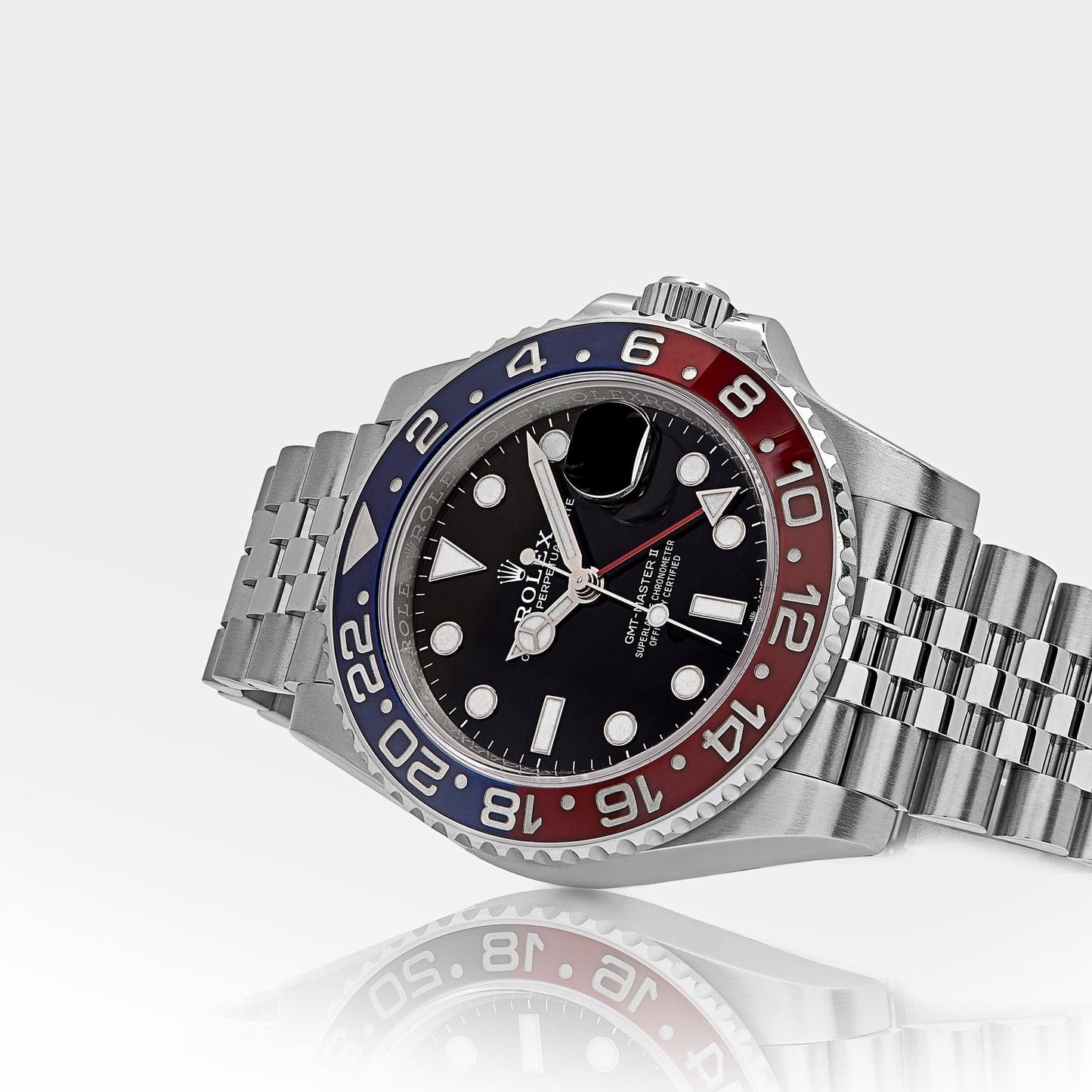 2025 Watch GMT-Master II 126710BLRO 'Pepsi' Stainless Steel Black Dial Jubilee (2021)