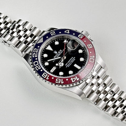2025 Watch GMT-Master II 126710BLRO 'Pepsi' Stainless Steel Black Dial Jubilee (2021)