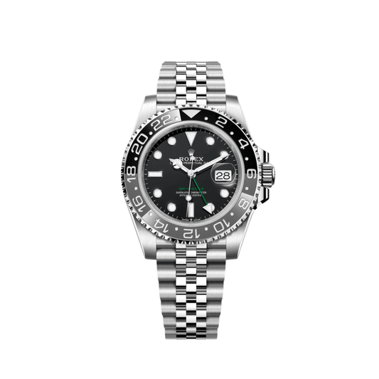 2025 Watch GMT-Master II 126710GRNR 'Bruce Wayne' Stainless Steel Black Dial Jubilee