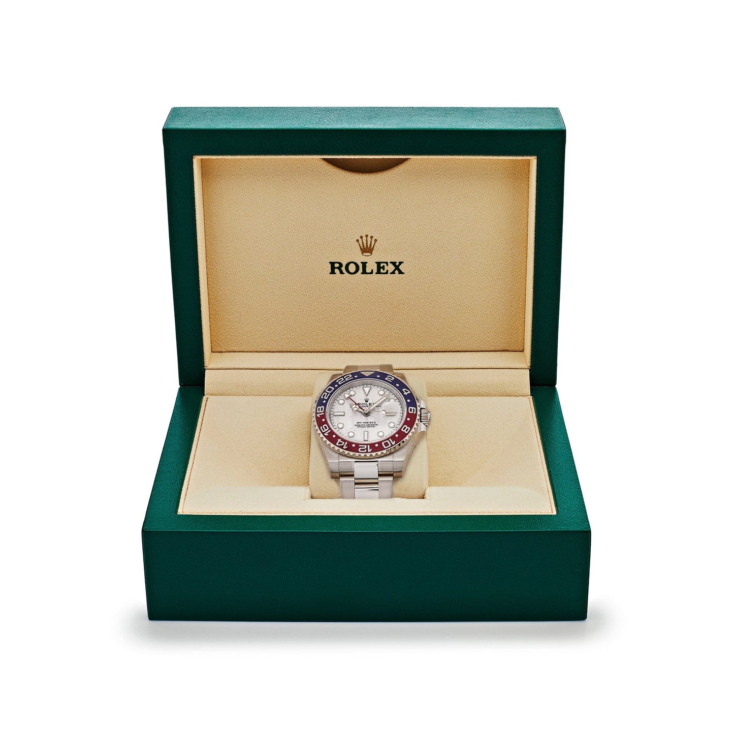 2025 Watch GMT-Master II 126719BLRO 'Pepsi' White Gold Meteorite Dial (2021)