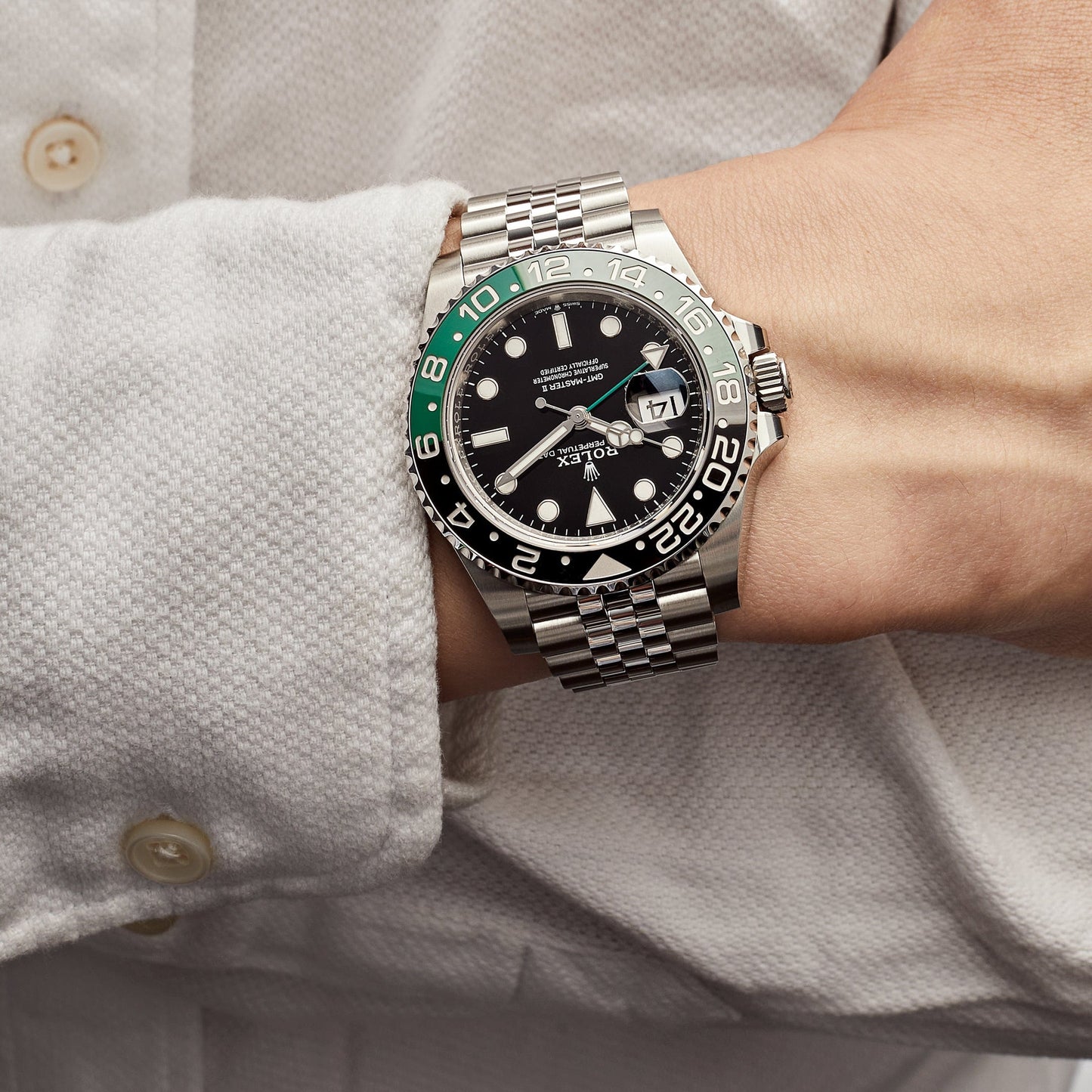 2025 Watch GMT-Master II 126720VTNR 'Sprite' Lefty Stainless Steel Jubilee (2023)