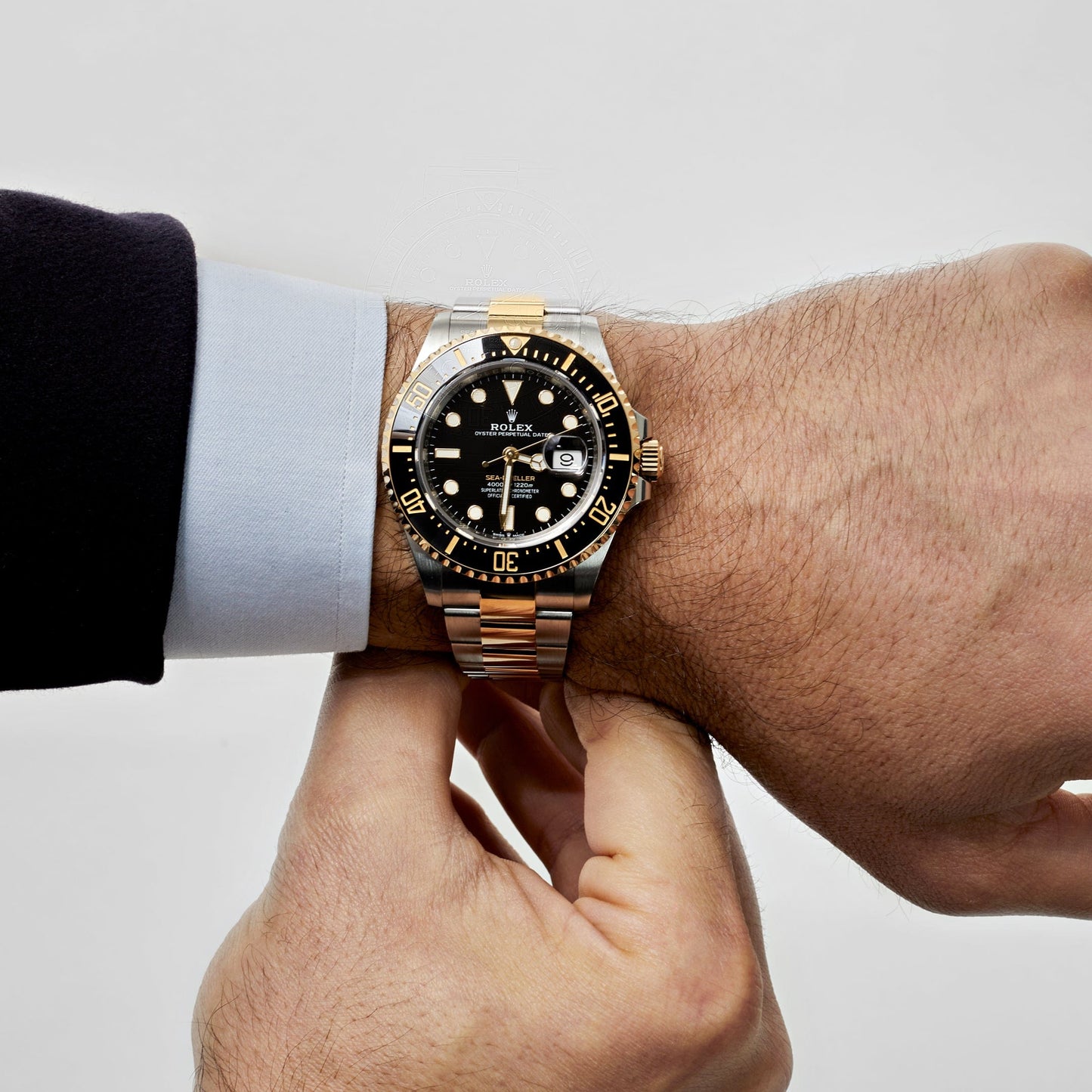 2025 Watch Sea-Dweller 126603 Stainless Steel Yellow Gold Black Dial (2023)
