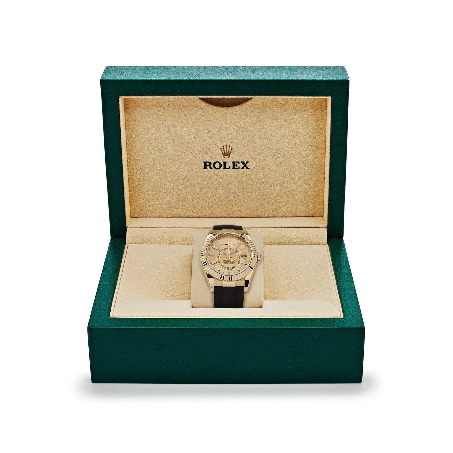 2025 Watch Sky-Dweller 326238 Yellow Gold Champagne Dial (2021)