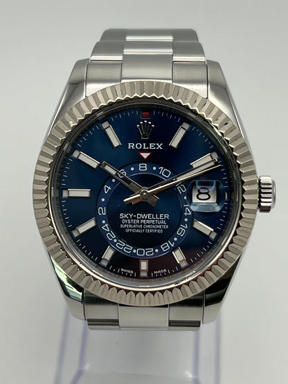 2025 Watch Sky-Dweller 326934 Stainless Steel Blue Dial (2020)