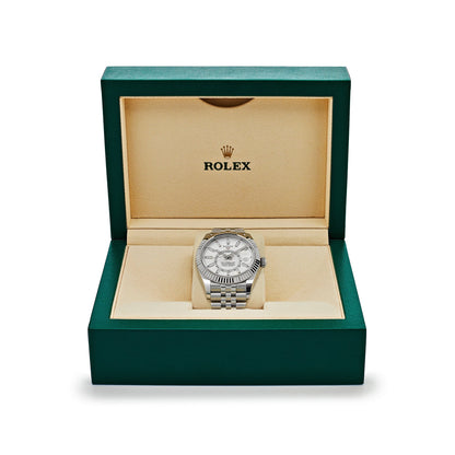 2025 Watch Sky-Dweller 326934 Stainless Steel White Dial Jubilee
