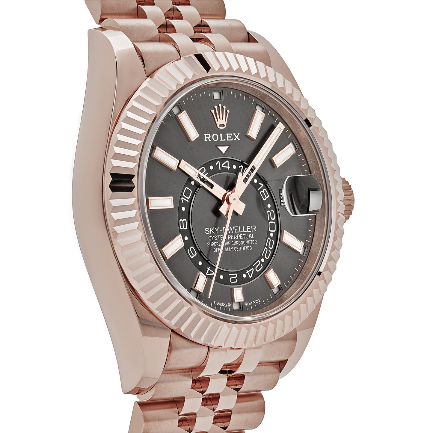 2025 Watch Sky-Dweller 336935 Everose Gold Slate Dial Jubilee