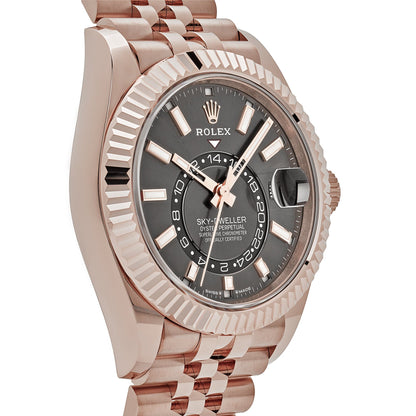 2025 Watch Sky-Dweller 336935 Everose Gold Slate Dial Jubilee