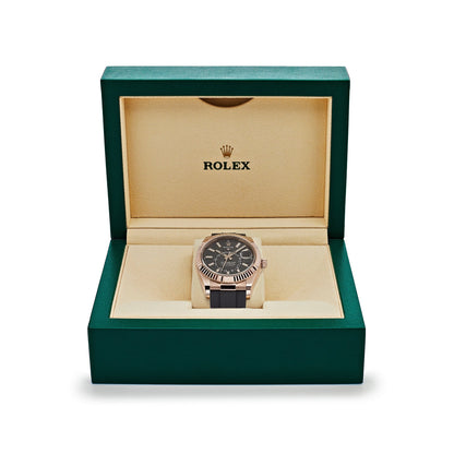 2025 Watch Sky-Dweller 326235 Rose Gold Rhodium Dial