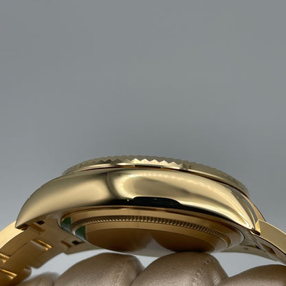 2025 Watch Sky-Dweller 326938 Yellow Gold White Dial
