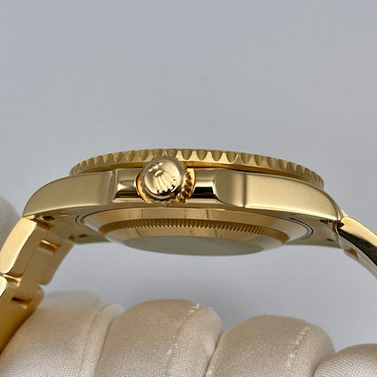 2025 Watch Submariner Date 116618LN Yellow Gold Black Dial (2020)